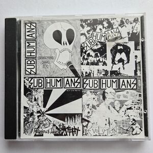 Subhumans EP-LP CD 1990 Bluurg UK/France Reissue FISH14CD Hardcore Punk